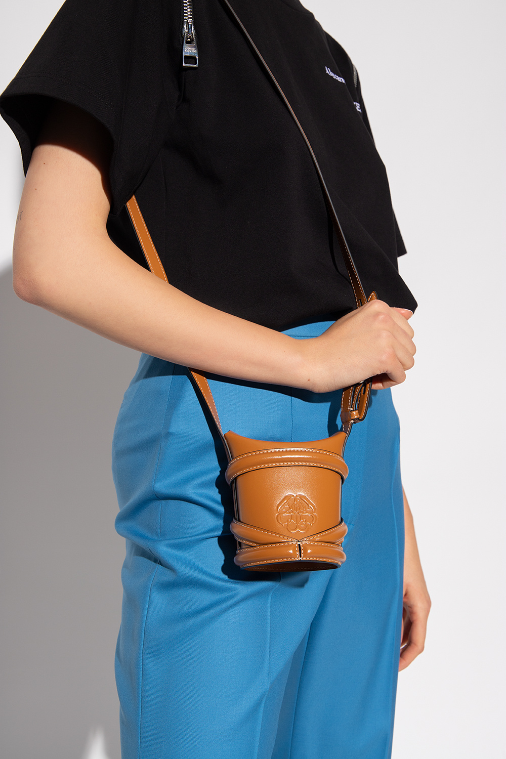 Alexander McQueen 'The Curve Mini' shoulder bag | Women's Bags